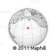 Outline Map of the Area around 33° 4' 42" N, 163° 58' 29" W, rectangular outline