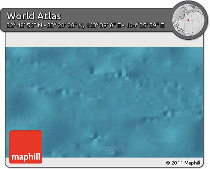 Satellite 3D Map of the Area around 33° 4' 42" N, 164° 7' 30" E