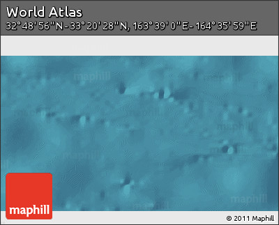 Satellite 3D Map of the Area around 33° 4' 42" N, 164° 7' 30" E