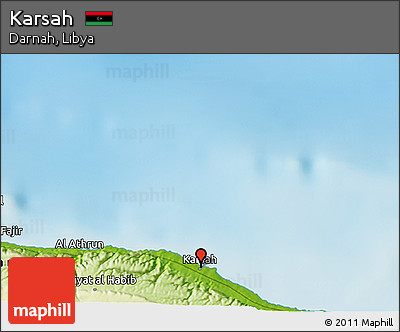 Physical 3D Map of Karsah