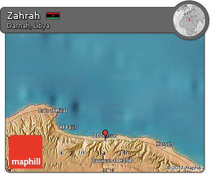 Satellite Map of Zahrah