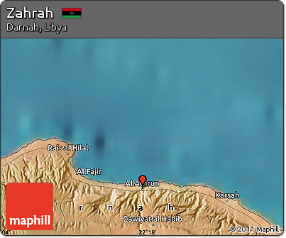 Satellite Map of Zahrah