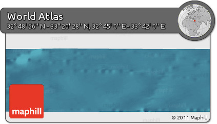 Satellite Panoramic Map of the Area around 33° 4' 42" N, 33° 13' 30" E