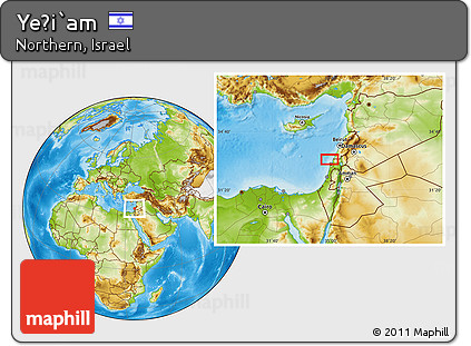 Physical Location Map of Yeẖi`am