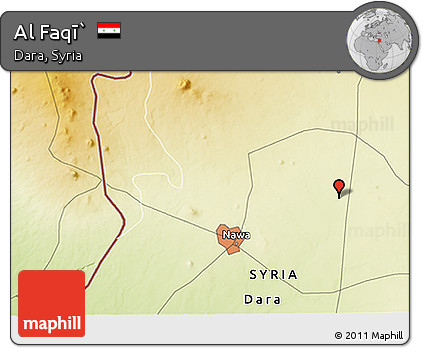 Physical 3D Map of Al Faqī`