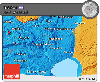 Political 3D Map of Intiṣār