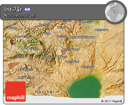 Satellite 3D Map of Intiṣār