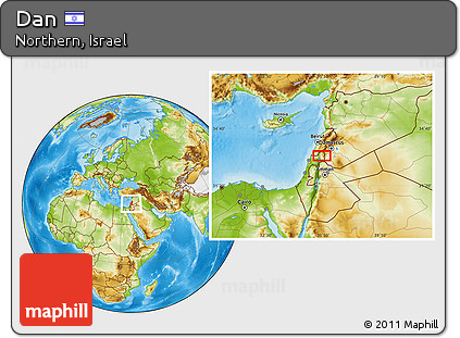 Physical Location Map of Dan