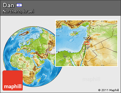 Physical Location Map of Dan