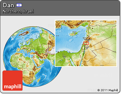 Physical Location Map of Dan