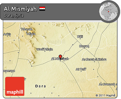 Physical 3D Map of Al Mismīyah