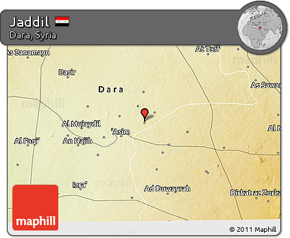 Physical 3D Map of Jaddil