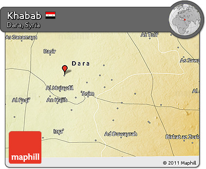 Physical 3D Map of Khabab