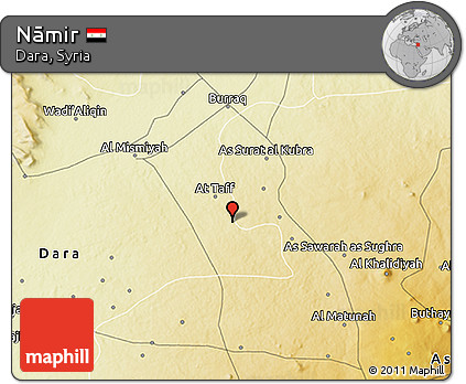 Physical 3D Map of Nāmir