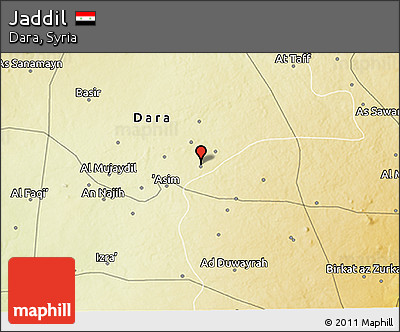 Physical 3D Map of Jaddil
