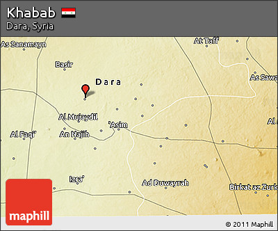 Physical 3D Map of Khabab
