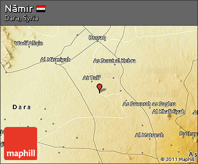 Physical 3D Map of Nāmir