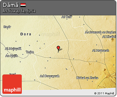 Physical 3D Map of Dāmā