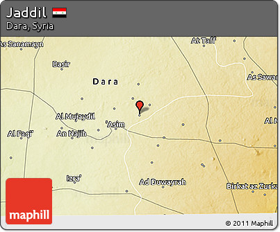 Physical 3D Map of Jaddil