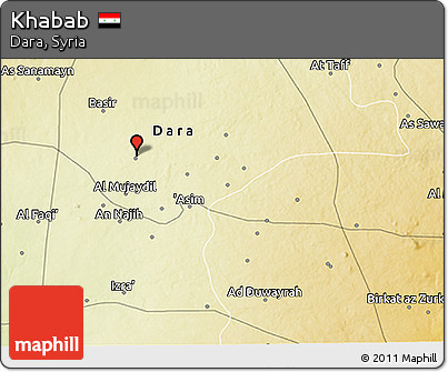 Physical 3D Map of Khabab