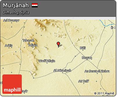 Physical 3D Map of Murjānah