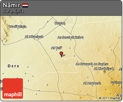 Physical 3D Map of Nāmir