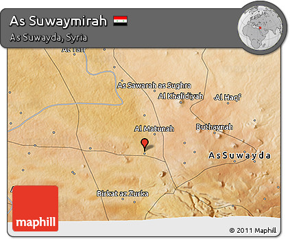 Satellite 3D Map of As Suwaymirah