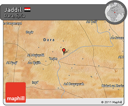 Satellite 3D Map of Jaddil