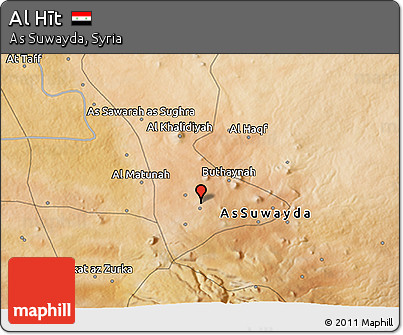 Satellite 3D Map of Al Hīt
