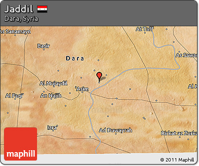 Satellite 3D Map of Jaddil