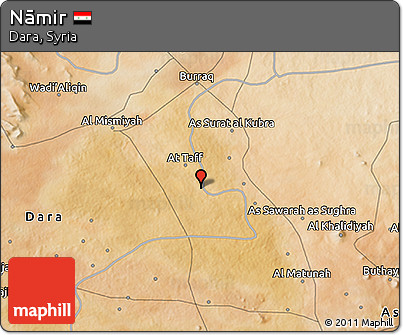 Satellite 3D Map of Nāmir