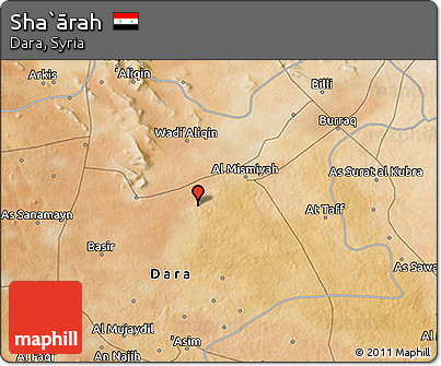 Satellite 3D Map of Sha`ārah