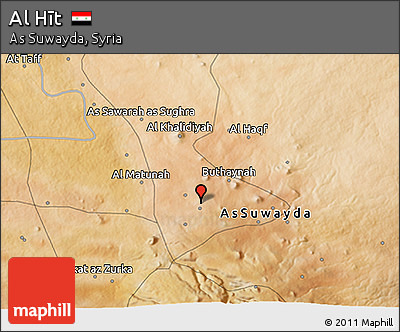 Satellite 3D Map of Al Hīt