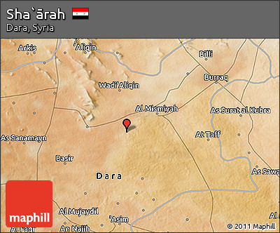 Satellite 3D Map of Sha`ārah