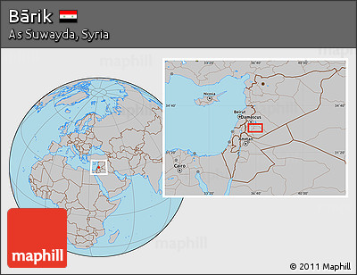 Gray Location Map of Bārik