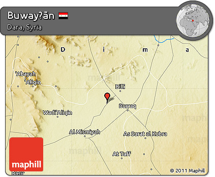 Physical Map of Buwayḑān