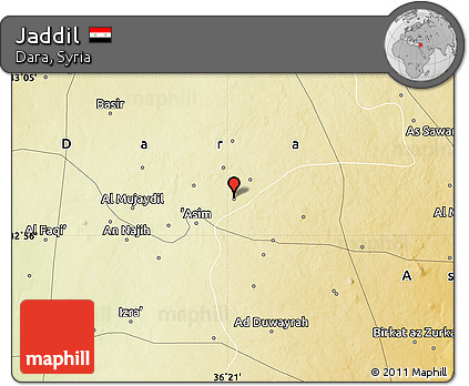 Physical Map of Jaddil