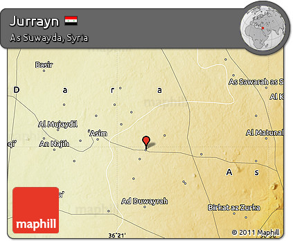 Physical Map of Jurrayn
