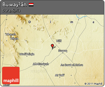 Physical Map of Buwayḑān