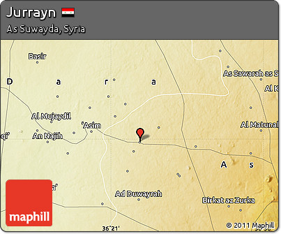 Physical Map of Jurrayn