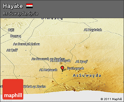 Physical Panoramic Map of Hayâte