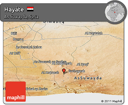 Satellite Panoramic Map of Hayâte