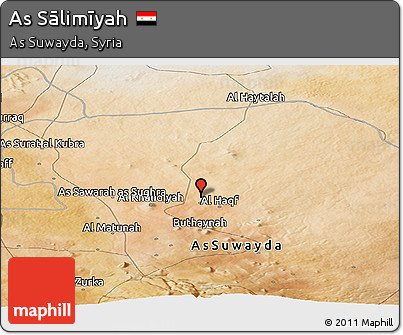 Satellite Panoramic Map of As Sālimīyah