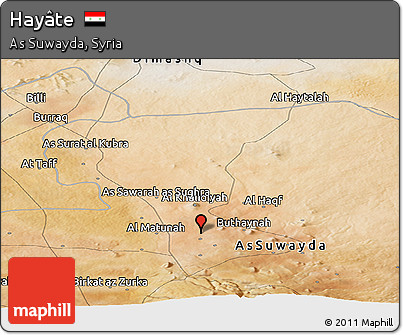 Satellite Panoramic Map of Hayâte