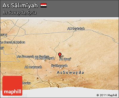 Satellite Panoramic Map of As Sālimīyah