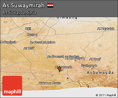 Satellite Panoramic Map of As Suwaymirah
