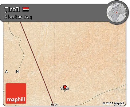 Satellite Map of Ţirbīl
