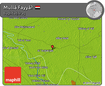 Physical 3D Map of Mullā Fayyāḑ