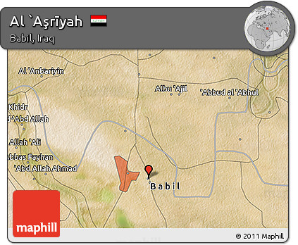 Satellite 3D Map of Al `Aşrīyah