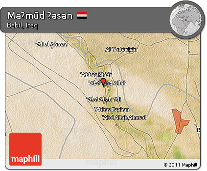 Satellite 3D Map of Maḩmūd Ḩasan